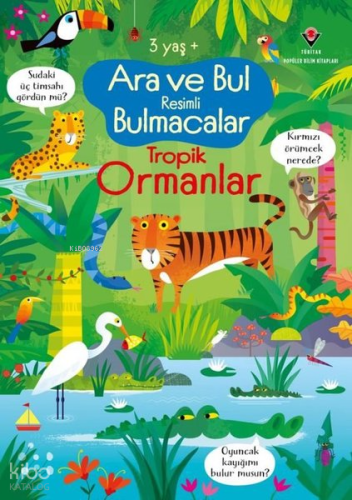 Ara ve Bul Resimli Bulmacalar - Tropik Ormanlar 3 Yaş+