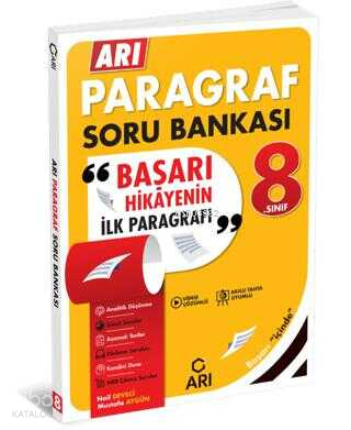 Arı Yayıncılık 8. Sınıf Paragraf Kitabı
