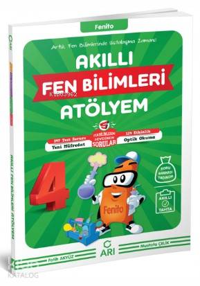 Arı Yayınları 4. Sınıf Fenito Akıllı Fen Bilimleri Atölyem Arı 
