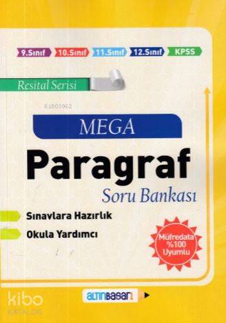 Arı Yayınları Mega Paragraf Soru Bankası Altınbaşarı