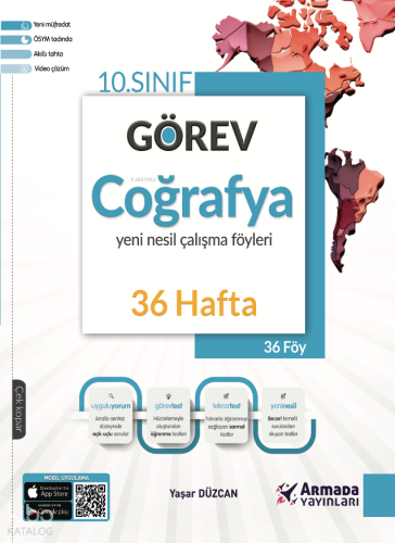 Armada Yayınları 10.Sınıf Görev Coğrafya Çalışma Föyleri (36 Hafta)