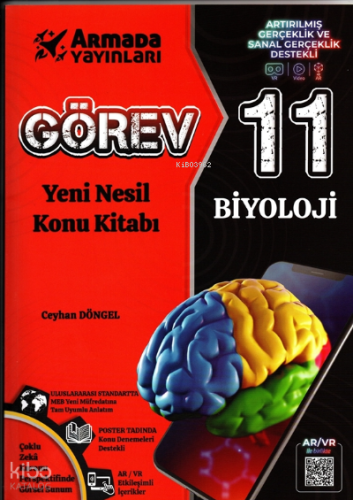 Armada Yayınları 11. Sınıf Görev Biyoloji Yeni Nesil Konu Kitabı