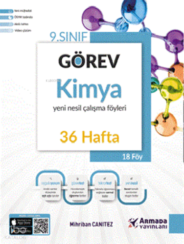 Armada Yayınları 9. Sınıf Kimya Görev Yeni Nesil Çalışma Föyleri 36 Hafta