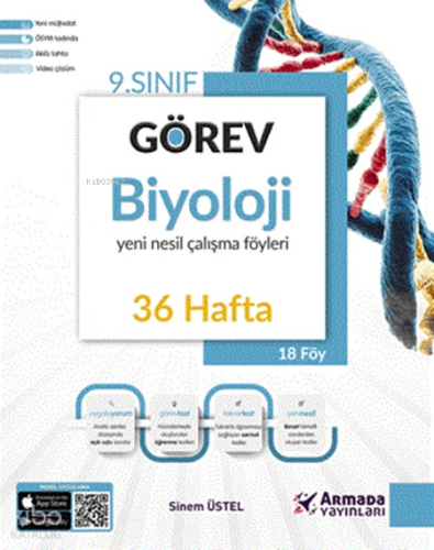 Armada Yayınları Görev 9. Sınıf Biyoloji Yeni Nesil Çalışma Föyleri 36 Hafta