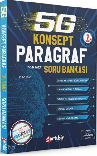 Artı Bir Yayınları 7.Sınıf 5G Konsept Paragraf