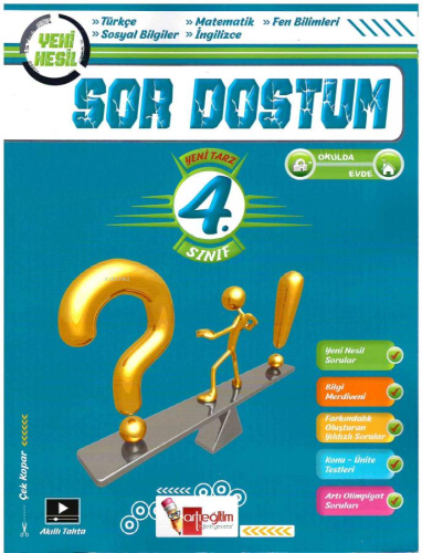 Artı Eğitim 4. Sınıf Okulda Evde Sor Dostum - Kitapiks.com