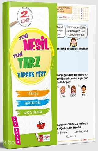 Artı Eğitim Yayınları 2. Sınıf Yeni Nesil Yeni Tarz Yaprak Test