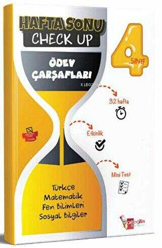 Artı Eğitim Yayınları 4. Sınıf Hafta Sonu Check Up Ödev Çarşafları - K