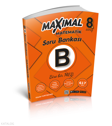 Artı Zeka 8. Sınıf Matematik Maximal Bire Bir MEB Soru Bankası -B-
