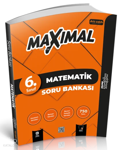 Artı Zeka Yayınları Maximal Bire Bir MEB 6.Sınıf Matematik Soru Bankası