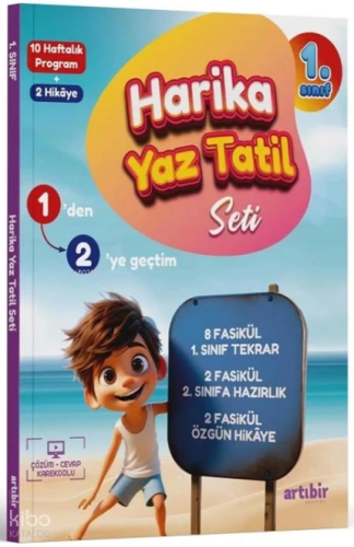 Artıbir Yayınları 1. Sınıf Harika Yaz Tatili 2. Sınıfa Geçenler İçin