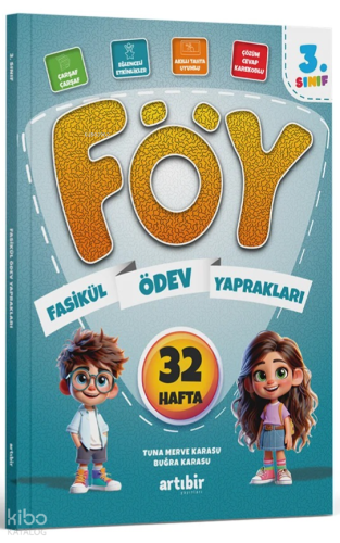Artıbir Yayınları 3 Sınıf (FÖY) Fasikül Ödev Yaprakları