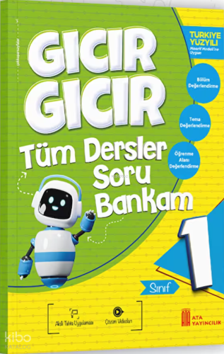 Ata Yayıncılık 1. Sınıf Gıcır Gıcır Tüm Dersler Soru Bankam