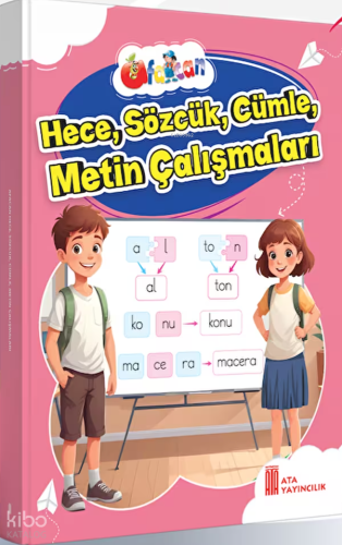 Ata Yayıncılık Afacan Hece Renksiz Sözcük Cümle Metin Çalışmaları