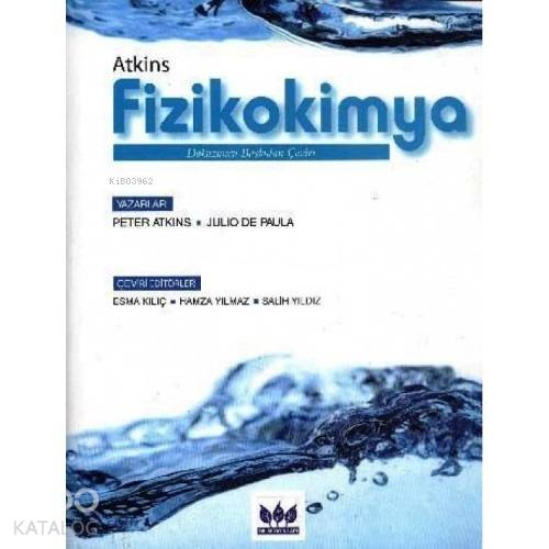 Atkins Fizikokimya - Kitapiks.com