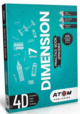 Atom Yayıncılık 2024 7. Sınıf İngilizce Dimension Konu Anlatımı