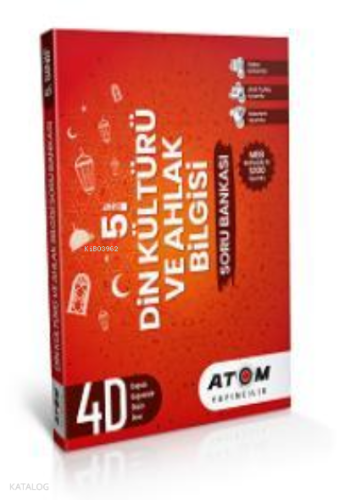 Atom Yayınları 5.Sınıf Din Kültürü Ve Ahlak Bilgisi 4D Soru Bankası