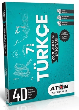 Atom Yayınları 7. Sınıf Türkçe Konu Anlatımı