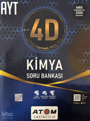 Atom Yayınları AYT Kimya Soru Bankası