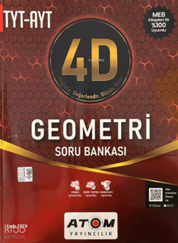 Atom Yayınları TYT-AYT Geometri Soru Bankası