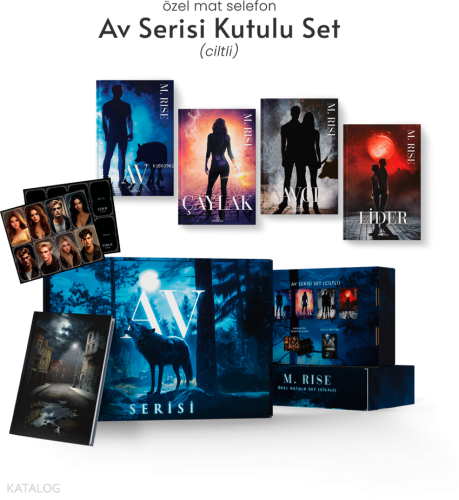 Av Serisi 4 Kitaplık Hediyeli Özel Kutu (Ciltli)