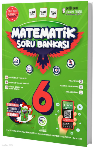 Av Yayınları 6. Sınıf Matematik Soru Bankası