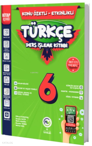 Av Yayınları 6. Sınıf Türkçe Ders İşleme Kitabı