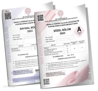 AV Yayınları 8. Sınıf AV LGS Tıpkı Basım 2023 Çıkmış Soru Denemesi SAY-SÖZ