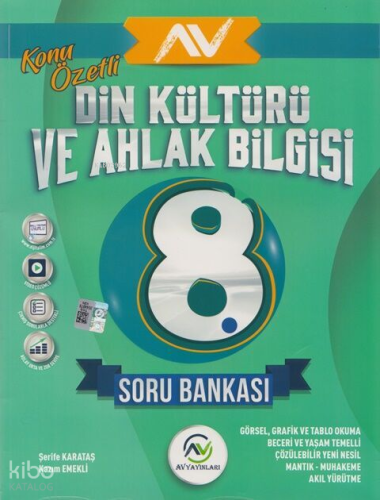 Av Yayınları 8. Sınıf Din Kültürü ve Ahlak Bilgisi Konu Özetli Soru Bankası