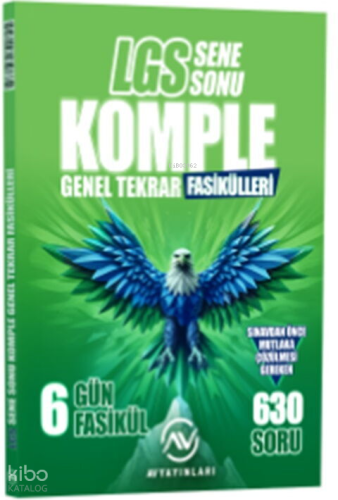 Av Yayınları 8. Sınıf LGS Komple Genel Tekrar Fasikülleri