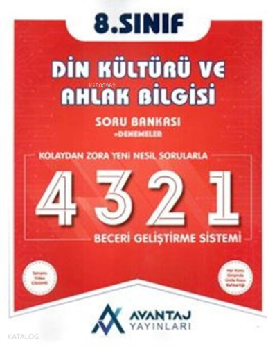 Avantaj Yayınları 8.Sınıf Din Kültürü ve Ahlak Bilgisi Soru Bankası