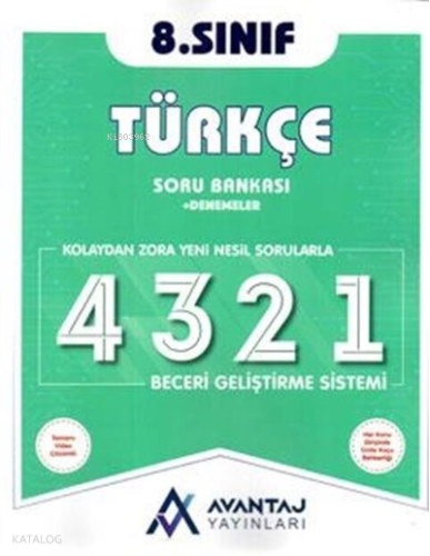 Avantaj Yayınları 8.Sınıf Türkçe Soru Bankası