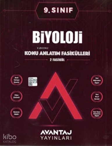 Avantaj Yayınları 9.Sınıf Biyoloji Konu Anlatım Fasikülleri