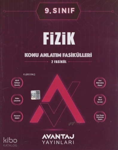 Avantaj Yayınları 9.Sınıf Fizik Konu Anlatım Fasikülleri