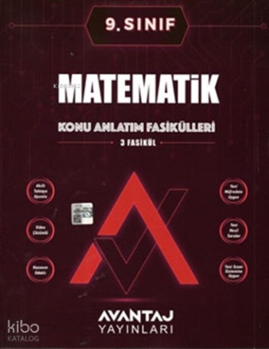 Avantaj Yayınları 9.Sınıf Matematik Konu Anlatım Fasikülleri