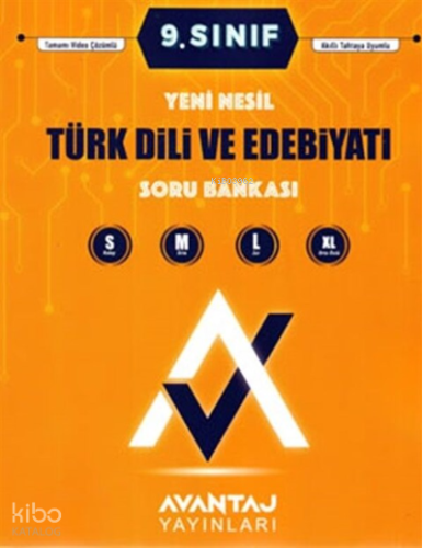 Avantaj Yayınları 9.Sınıf Türk Dili ve Edebiyatı Soru Bankası