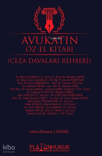 Avukatın Öz-El Kitabı;Ceza Davaları Rehberi