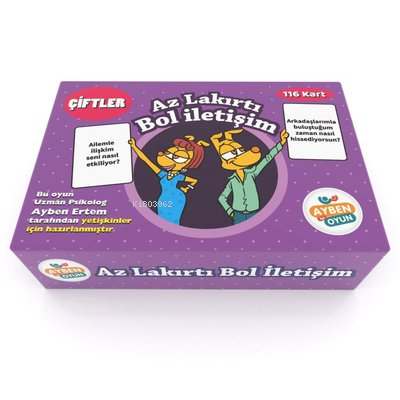 Aybino Az Lakırtı Bol İletişim Çiftler Eğitici Kartlar - Kitapiks.com