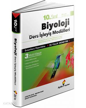 Aydın Yayınları 10. Sınıf Biyoloji Ders İşleyiş Modülleri Aydın