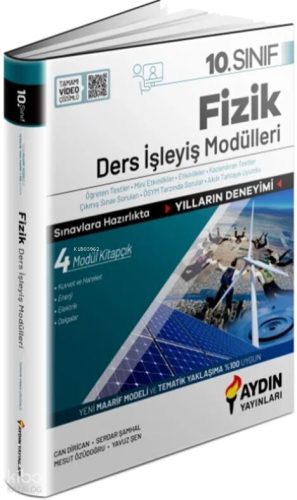 Aydın Yayınları 10. Sınıf Fizik Ders İşleyiş Modülleri