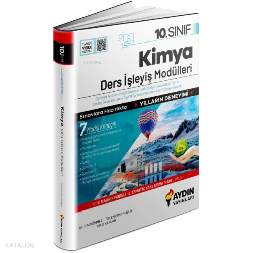 Aydın Yayınları 10. Sınıf Kimya Ders İşleyiş Modülleri