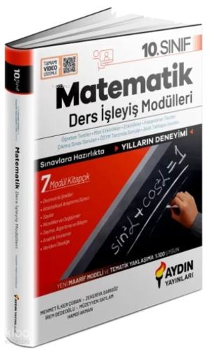 Aydın Yayınları 10. Sınıf Matematik Ders İşleyiş Modülleri