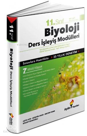Aydın Yayınları 11. Sınıf Biyoloji Ders İşleyiş Modülleri Aydın