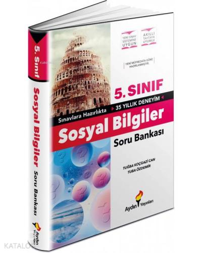 Aydın Yayınları 5. Sınıf Sosyal Bilgiler Soru Bankası Aydın