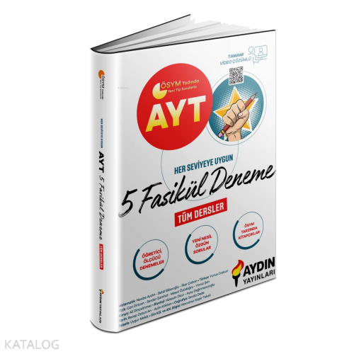 Aydın Yayınları AYT 5 Fasikül Deneme