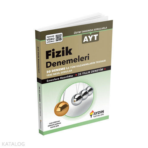 Aydın Yayınları AYT Fizik 30 Deneme
