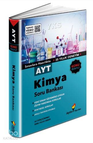 Aydın Yayınları AYT Kimya Konu Özetli Soru Bankası Aydın