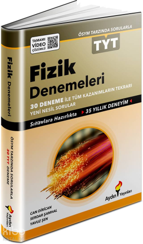 Aydın Yayınları TYT Fizik Denemeleri Aydın - Kitapiks.com