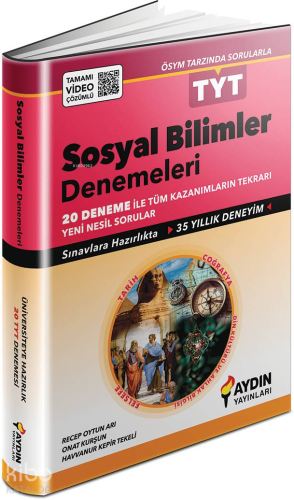 Aydın Yayınları TYT Sosyal Bilimler 20 Deneme