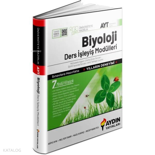 Aydın Yayınları Üniversiteye Hazırlık AYT Biyoloji Ders İşleyiş Modüll